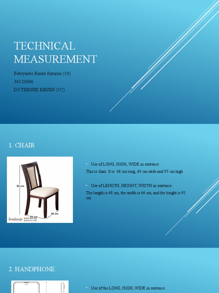 Technical Measurement Examples | PDF