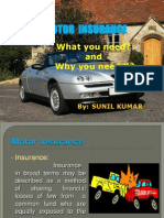 Motor Insurance: What You Need? and Why You Need It?
