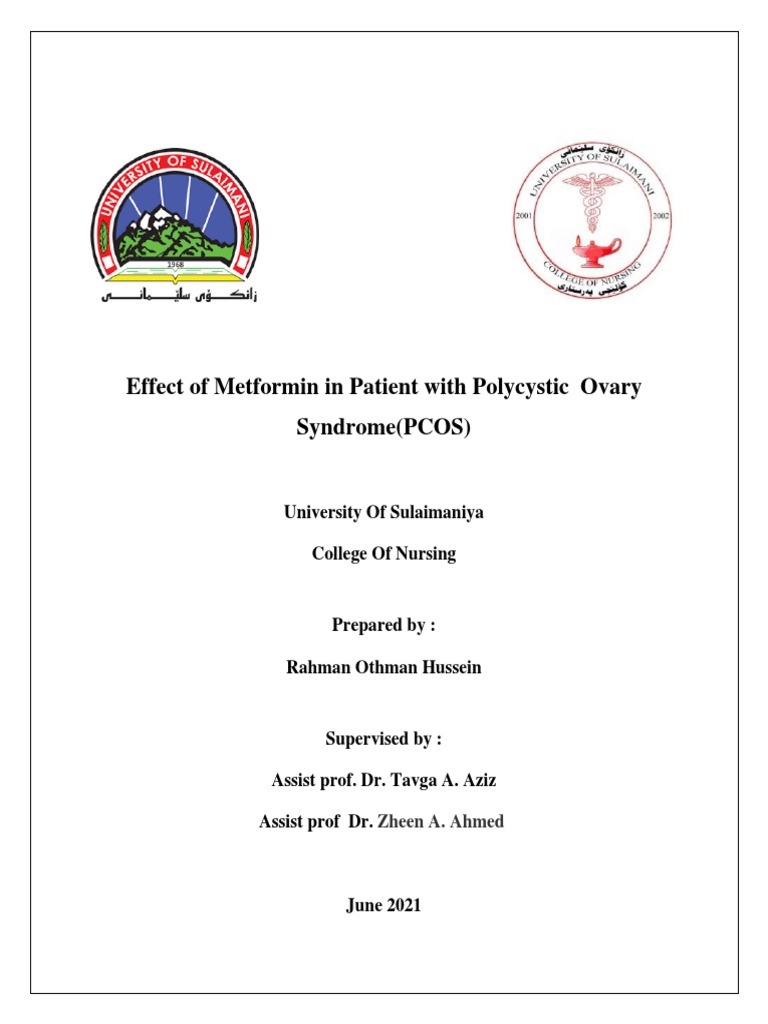 Metformin's Role in PCOS Management | PDF | Polycystic Ovary Syndrome ...