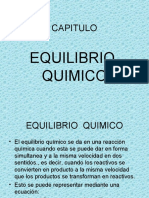 CAPITULO - EQUILIBRIO QUIMICO