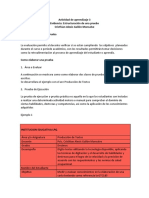 Actividad de Aprendizaje 3 Evidencia - Estructuración de Una Prueba Cristhian Alexis Gallon Monsalve