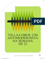 Villa-Lobos Um antimodernista na Semana de 22