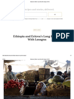 Ethiopia and Eritrea's Long History With Lasagna - TASTE