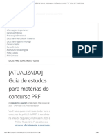 [ATUALIZADO] Guia de Estudos Para Matérias Do Concurso PRF _ Blog Da Folha Dirigida