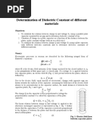 4 - Dielectric Constant of Different Materials