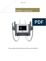 Emslim Manual: When Operating This Product, Please Read The Manual Carefully First