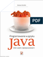 Programowanie W Jezyku Java. Zbior Zadan Z Podpowiedziami - Wiesaw Rychlicki