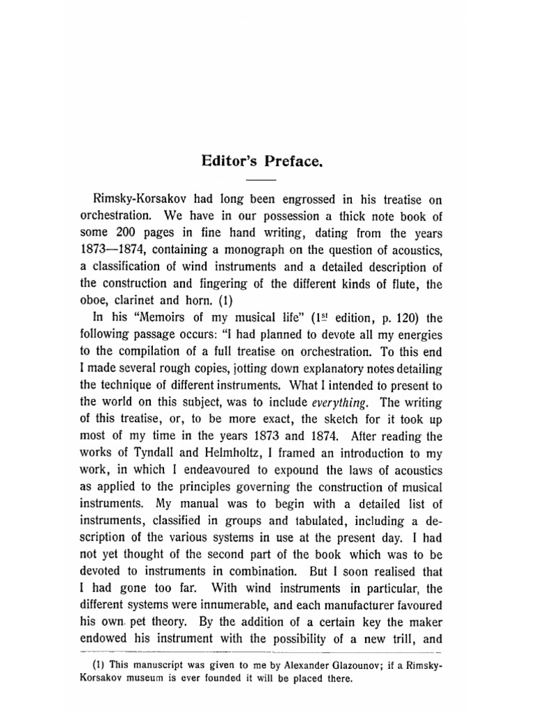 RimskyKorsakov Principles of OrchestrationTheory PDF