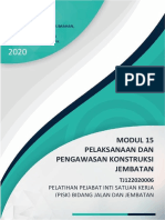 Modul 15 - Pelaksanaan Dan Pengawasan Pekerjaan Jembatan Rev FINALi