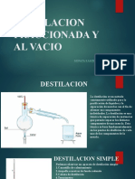 Destilacion Fraccionada y Al Vacio