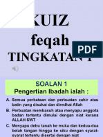 Kuiz Feqah T1 (Bahagian 1) Jawapan