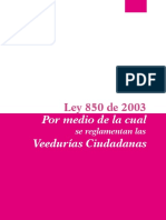 4. LEY 850 DE 2003
