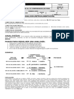 Guía 3 Analogías Comprensión de Lectura Sexto