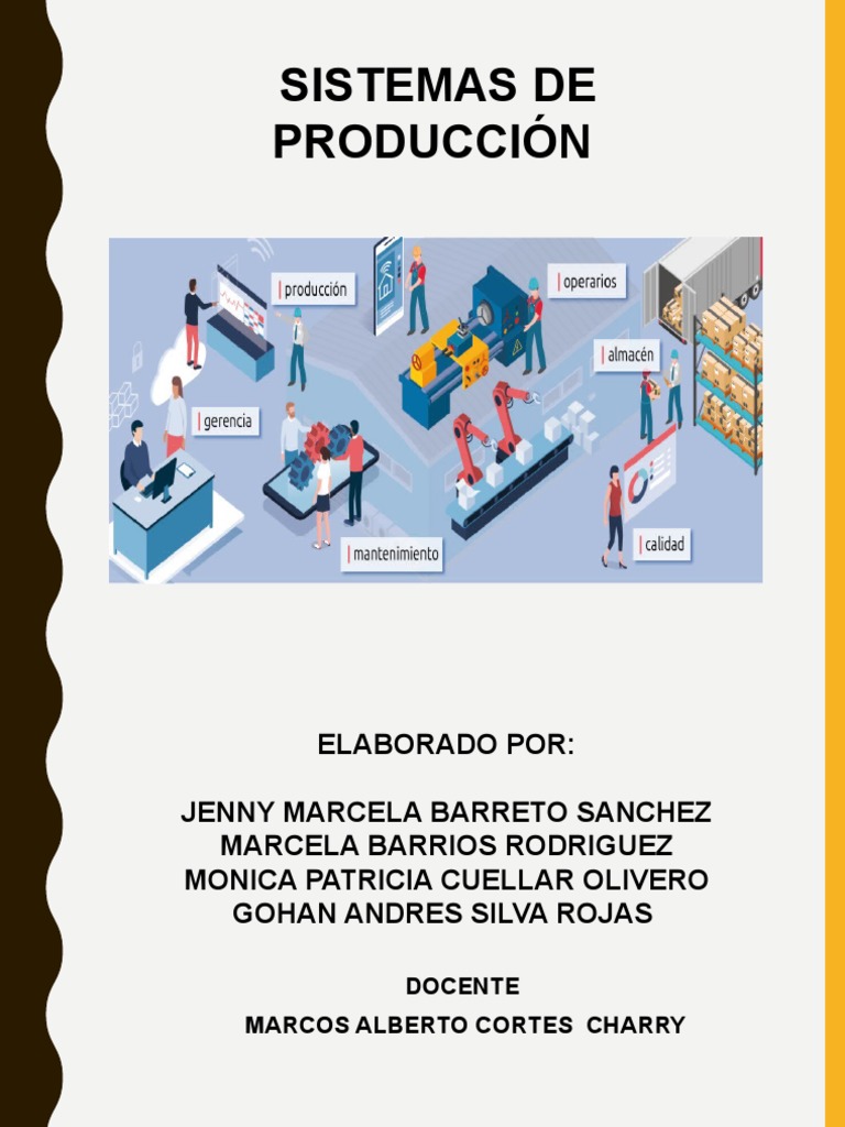 Diapositivas de Sistemas de Produccion | PDF | Bienes | Gestión de la ...