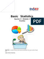 Basic Statistics: Quarter 3 - Module 2 Fractiles