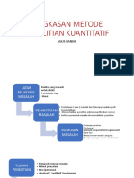 PROSES PENELITIAN KUANTITATIF Hand Out