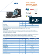 Sdo300 50hz Doosan Generator