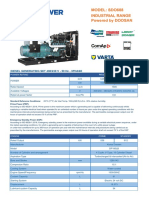 Sdo688 50hz Doosan Generator