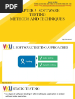 Chapter 3. Software Testing Methods and Techniques