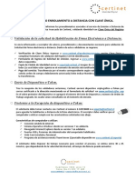 Procedimiento General Emisión A Distancia CLAVE UNICA