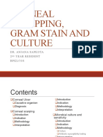 Corneal Scrapping, Gram Stain and Culture