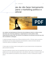 Os Custos Reais de Não Fazer Treinamento de Liderança para o Marketing Político e Campanha Eleitoral