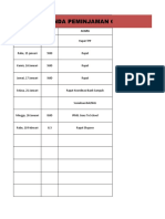 Agenda Peminjaman Gedung