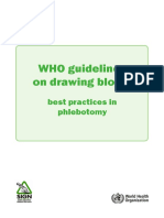 WHO Guidelines on Drawing Blood Best Practices in Phlebotomy Eng