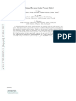 A Minimal Fermion-Scalar Preonic Model: U. Kaya