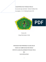 Disusun Untuk Memenuhi Tugas Mata Kuliah: Penelitian Tindakan Kelas Dosen Pengampu: Drs. H. Bambang Hermanto, MSI