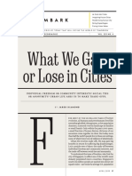 What We Gain and Lose in Cities TEXT