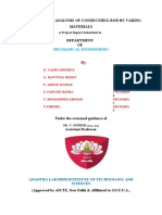 Modelling and Analysis of Connectiing