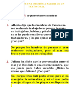 Respuestas de Comunicacion Oral