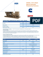 400kw Cummins Marine Generator Set