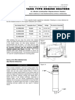 Tank Type Engine Heater Installation Guide