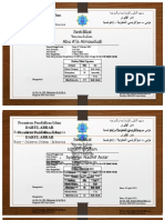 Daftar Nilai Capaian