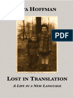 Eva Hoffman - Lost in Translation - A Life in A New Language