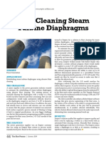 Blast Cleaning Steam Turbine Diaphragms: Case Study