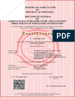 Sertifikat Pendaftaran NUVET PLUS 600 EC (Izin - 36920 - 39)