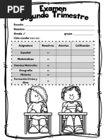? 6o ABC Examen Sexto TrimestreII Marzo Respuestas