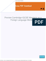 Cambridge IGCSE Mandarin Workbook PDF