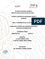 Cuadro Comparativo de Pruebas Físicas y Químicas