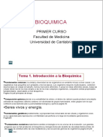 1.1 Introducción A Bioquímica