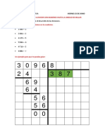 25 - 6 Actividad de Matemática