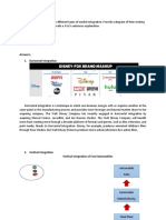 Diagram company integration and explain types