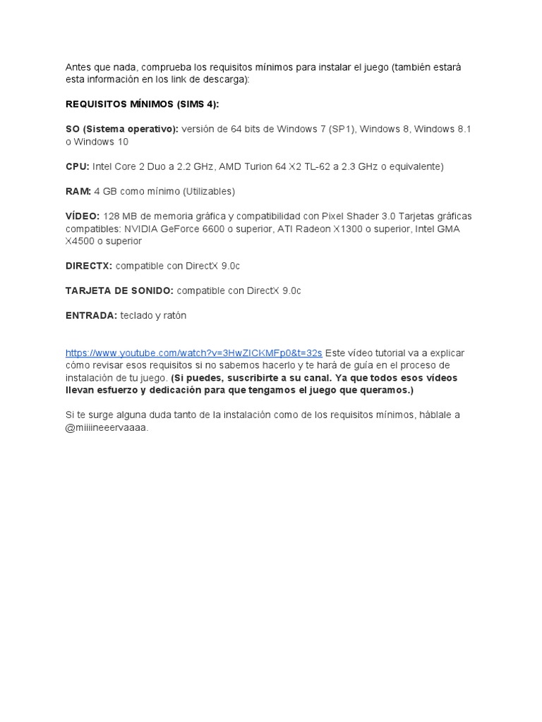Sims 4 | PDF