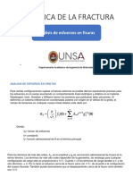 Análisis de Esfuerzos en Fisuras