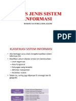 Jenis Jenis Sistem Informasi