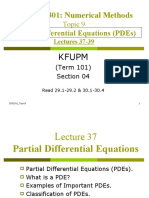 Cise301: Numerical Methods: Partial Differential Equations (Pdes)