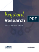 Keyword Research A Real World Guide